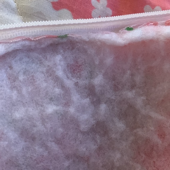 Vintage Peanuts Snoopy pink quilted pillow sham - Picture 5 of 5